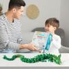 Oarmzr 30'' 3D Printed Dragon - 3D Printed Toys, Articulated Crystal Dragon Large Rainbow Animal Fidget Toy, Decor Huge Dragons Collectible Figurines(Laser Green,30inch) view 3