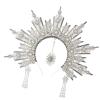 RGYBAO Medusas Headpiece Gold Angelic Crowns Mythical Costume Fashion Accessory for Trendy Women Halloween Party Supplies view 1
