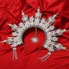 RGYBAO Medusas Headpiece Gold Angelic Crowns Mythical Costume Fashion Accessory for Trendy Women Halloween Party Supplies view 3