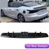 84CM Compatible with Nissan Maxima Touring Car Rear Diffuser Fin Bumper Lip Splitter Spoiler Chassis Deflector Lip Kit Carbon(Carbon Fiber Look) view 2