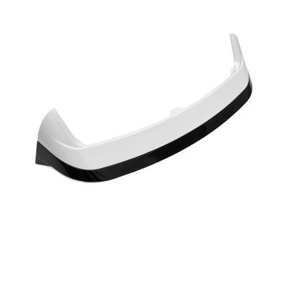 Compatible For Volkswagen Golf 8 MK8 2020 21 22 Spoiler ABS Black Carbon Rear Roof Trunk Lid Car Tuning CS Style Exterior Accessories(White Black)