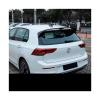 Compatible For Volkswagen Golf 8 MK8 2020 21 22 Spoiler ABS Black Carbon Rear Roof Trunk Lid Car Tuning CS Style Exterior Accessories(White Black) view 2