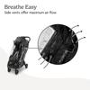 UPPAbaby Minu V3 Rain Shield - Waterproof and Windproof Coverage - Ventilated Design - Quick Attachment - Easy Access to Child view 4