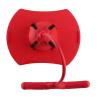 SPYMINNPOO Children Hopping Ball, Bounce Ball Jumping Ball with Sponge Handrails Non Slip Pedal for Kids Balancing Play Ages 4 Red Blue (Red) view 1