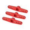 Bnineteenteam 3Pcs 25T Aluminum RC Servo Arm Horn, 1/10 Model Car Upgrade Part, Replacement Parts for RC Cars (Red) view 1