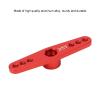 Bnineteenteam 3Pcs 25T Aluminum RC Servo Arm Horn, 1/10 Model Car Upgrade Part, Replacement Parts for RC Cars (Red) view 3
