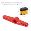 Bnineteenteam 3Pcs 25T Aluminum RC Servo Arm Horn, 1/10 Model Car Upgrade Part, Replacement Parts for RC Cars (Red) view 4
