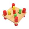 evhooe Wooden Pound Toy, Fine Motor Skills Synthetic Wood 3 Colors 9 view 4