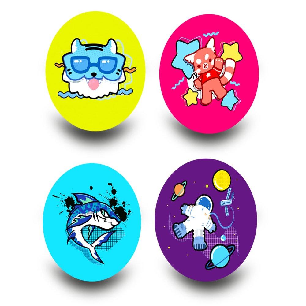 KESS 10" Jumbo Ball - 12 Pack: Playground Favorite, Variety of Colors and Characters, Perfect for Bouncing, Rolling and Endless Outdoor Adventures
