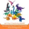 Fat Brain Toys Hey Clay Dino Land Bundle, Air Dry Clay Kit with Interactive App for Kids & Tweens, Modeling Clay and Crafts Set view 2