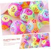 FOYTOKI 25pcs Creative Plastic Ball Toys for Boys and Girls Fun Intelligence Plaything to Enhance Problem-Solving Skills Random Colors for Cognitive Development and Parent-boy Girl view 3