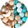 GOGOSO 500pcs Green Coffee Beige Ball Pit Balls view 1
