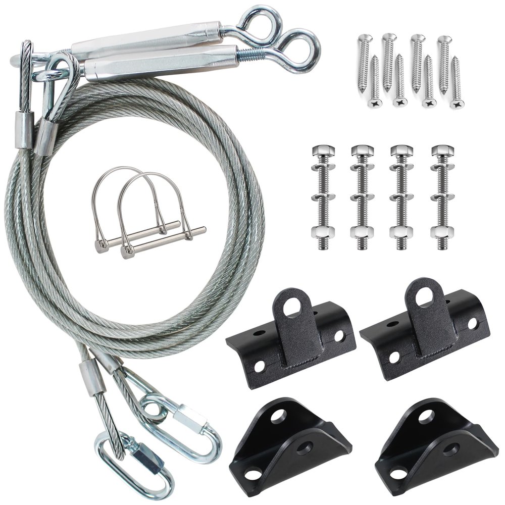 2025 Upgrade Toy Hauler Patio Kit, Conversion Cable Kit for Toy Hauler Patio Doors, Toy Hauler Accessories, 2315891 Multi Purpose Components, Completely closes toy hauler door without disassembly -109