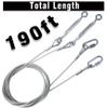 2025 Upgrade Toy Hauler Patio Kit, Conversion Cable Kit for Toy Hauler Patio Doors, Toy Hauler Accessories, 2315891 Multi Purpose Components, Completely closes toy hauler door without disassembly -109 view 3