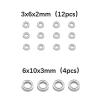 16PCS Steel Bearing 3X6X2mm 6X10X3mm for WPL C14 C24 B36 MN D90 MN-90 MN99S RC Car Spare Parts Upgrade Accessories view 4