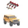 4PCS Metal Shock Absorber Damper for 1/18 Scale FMS Toyota Fj Cruiser Land Cruiser Arizona Jeep RC Car Upgrade Parts(Black) view 3
