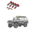 4PCS Metal Shock Absorber Damper for 1/18 Scale FMS Toyota Fj Cruiser Land Cruiser Arizona Jeep RC Car Upgrade Parts(Black) view 4