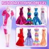 110PCS Doll Clothes and Accessories for 11.5 inch Dolls -Princess Gowns, Fashion Dresses, Slip Dresses, Top, Pants, Jumpsuit, Swimsuits, Shoes, Hangers, Doll Dress up Toys for Girls Kids Birthday Gift view 3