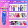 110PCS Doll Clothes and Accessories for 11.5 inch Dolls -Princess Gowns, Fashion Dresses, Slip Dresses, Top, Pants, Jumpsuit, Swimsuits, Shoes, Hangers, Doll Dress up Toys for Girls Kids Birthday Gift view 4