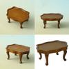 1/12 Dollhouses Miniature Coffee Table Natural Wood Table for Realistic Scene and Charm Home Decoration Display Accessor view 2