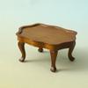1/12 Dollhouses Miniature Coffee Table Natural Wood Table for Realistic Scene and Charm Home Decoration Display Accessor view 3