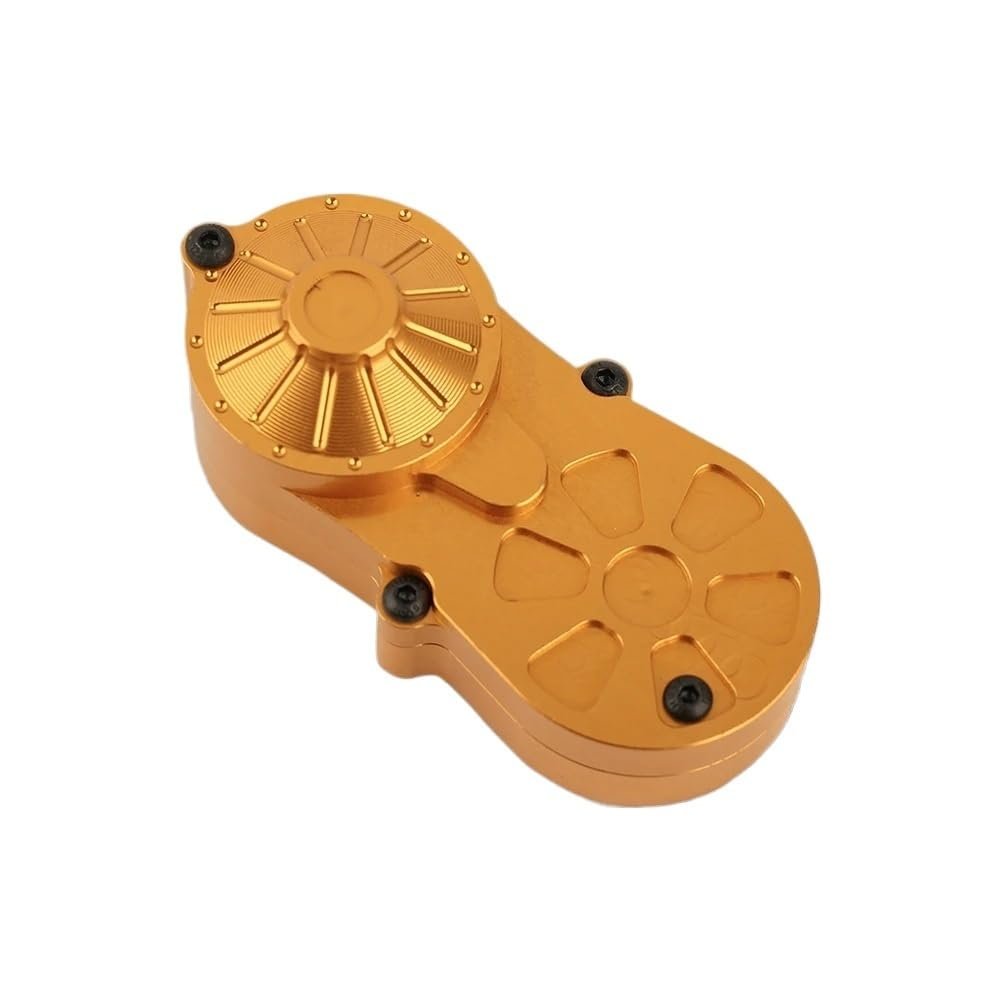 1pc 1/8 Metal Transmission Gearbox Gear Box Case Cover Peanut Shell Housing for Losi LMT 1:8 RC Car New Upgrades Parts Accessories(Golden)