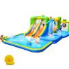 Bounce House, Inflatable Bounce Castle with Blower for Kids, Blow Up Jumping Bouncer with Slide, Climbing Wall, Obstacles, Trampoline, Ball Pit Pool for Indoor Outdoor view 1
