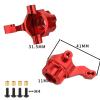 Metal Front & Rear Steering Knuckles Carrier Steering Hub Carriers Upgrade Parts for Tamiya TT-02B TT02B 1/10 RC Drift Car(Set Blue) view 3