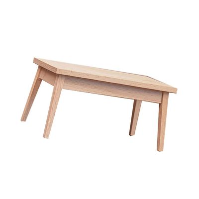 1/12 Scale Miniature Wood Chair/Table for Dollhouses Decoration and Scene Enhancement Furniture Figurine