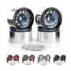 4pcs Metal 2.2" Beadlock Rim Hub Compatible with 1/10 RC Crawler Car(Silver) view 2