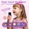 Toylink Unicorn Gifts for Girls Age 4 5 6 7 8 9 10, Kids Unicorn Toys with Mini Karaoke Machine/Glowing Blanket/Night Light/Headband/Bracelets, Birthday Graduation Gifts for Daughter Niece view 2