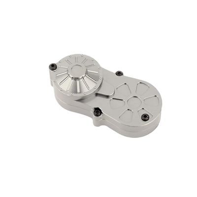 1pc 1/8 Metal Transmission Gearbox Gear Box Case Cover Peanut Shell Housing for Losi LMT 1:8 RC Car New Upgrades Parts Accessories(Titanium)