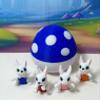 4pcs 3D Printed Mini Bunny Rabbit with Egg, Articulated Mini Rabbit Fidget Toy, Tiny Animal Toy, Easter Bunny, Executive Desk Toy, Home Decor MR005-BME view 3