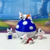 4pcs 3D Printed Mini Bunny Rabbit with Egg, Articulated Mini Rabbit Fidget Toy, Tiny Animal Toy, Easter Bunny, Executive Desk Toy, Home Decor MR005-BME view 4