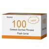 100 Essential German Phrases Flash Cards for Adults - Learn German Phrases for Beginners with Durable & Portable Flashcards- German Flashcards Simple Phrases view 1