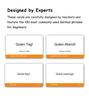 100 Essential German Phrases Flash Cards for Adults - Learn German Phrases for Beginners with Durable & Portable Flashcards- German Flashcards Simple Phrases view 4