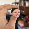 1/12 Scale Female Head Sculpt, Painted Pale Wheat Skin Head Carved Accessories for 6inch Action Figure Body, 1/12 Scale Makeup Female Head Sculpt Accessory - Finished Bald Head Only (Design E) view 2