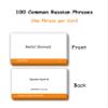 100 Essential Russian Phrases Flash Cards for Adults - Learn Russian Phrases for Beginners with Durable & Portable Flashcards- Russian Flashcards Simple Phrases view 2