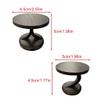 1:12 Model Miniature End Table Dollhouses Living Room Metal Table Furniture Dollhouses Decoration Display Accessories view 2