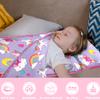 Toddler Nap Mat Extra Large 50 in*20 in Boys Sleeping Mat/Removable Pillow -Purple Unicorn- Carry Handle with Straps Closure,Nap Mat for Preschool Kindergarten, Sleeping Bag view 3