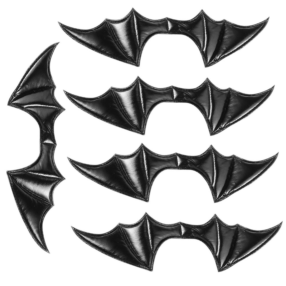 GALPADA 5pcs Hair Accessories Iridescent Bat Wings Hair Ornaments for Halloween Parties Suitable for Hairpins Shoes Bags and Themed Activities