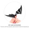 GALPADA 5pcs Hair Accessories Iridescent Bat Wings Hair Ornaments for Halloween Parties Suitable for Hairpins Shoes Bags and Themed Activities view 3