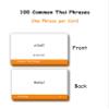 100 Essential Thai Phrases Flash Cards for Adults - Learn Thai Phrases for Beginners with Durable & Portable Flashcards- Thai Flashcards Simple Phrases view 2
