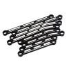 Compatible with Trxs for TRX4M for Bronco for Defender 1/18 RC Crawler Car Model Metal Linkage Tie Link Rod Kit Heightened Upgrade Parts RC Tie Link Rods(Black) view 2