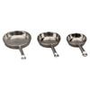 1/12 Scale Dollhouses Kitchen Accessory Metal Pans Set 3Size Miniature Frying Pans for Craft Project Model Kitchen Setti view 1