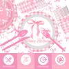 142PCS Pink Bow Themed Party Supplies  Happy Birthday Decorations  Includes Plates, Cups, Napkins, Cutlery, Banner, Tablecloth  Girls Birthday, Princess Party, Bridal Shower view 3