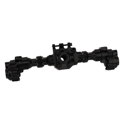 DAIHAOUU for TRX4 Aluminum Portal Front Middle Rear Axle Housing for 1/10 RC for Crawler TRX-4 for G500 Metal Upgrade Parts(Black Middle Axle 1p)