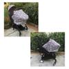 2 Pack Nursing Cover for Babies Versatile Baby Car Seat Cover for Newborn Grey Arrow Blue view 2