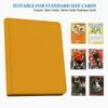 12 Pocket 720 Pockets Trading Card Binder, Ringless Side Loading Card Holder Album, Trading Card Album Fit for YuGiOh, MTG, TCG, Game, Sports, Business Cards (Yellow) view 3
