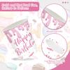 120PCS Two Sweet Birthday Party Supplies Two Sweet Donut Ice Cream Decorations for Baby Girl 2nd Second Birthday Tableware Set Plates Napkins Cups Set for 20 Guests view 4
